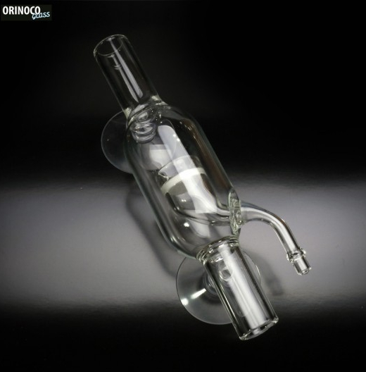OrinocoGlass CO2 Inline Diffusor aus Glas 16/22mm – CO2 Zufuhr bis