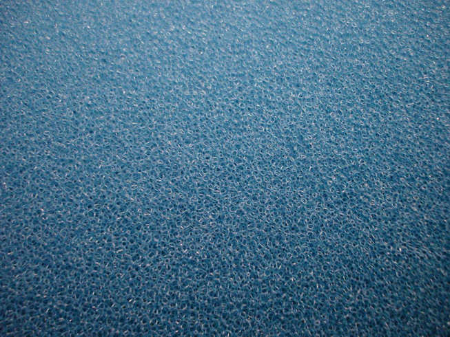 Filterschaum Filtermatte - Blau 50 x 50 x 3 cm 'fein' (ppi 30)